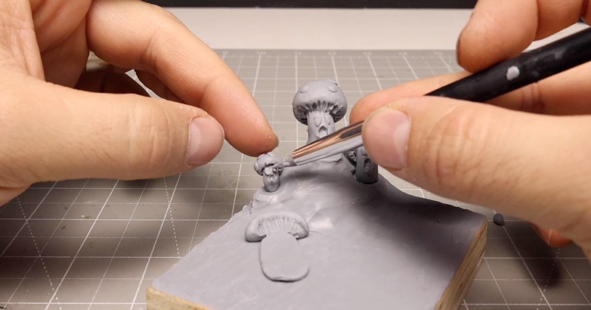 Adding Thee Details To The Evil Toad Diorama