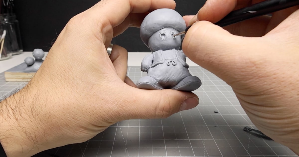 Adding Evil Toads Eyes Using Ballended Tool