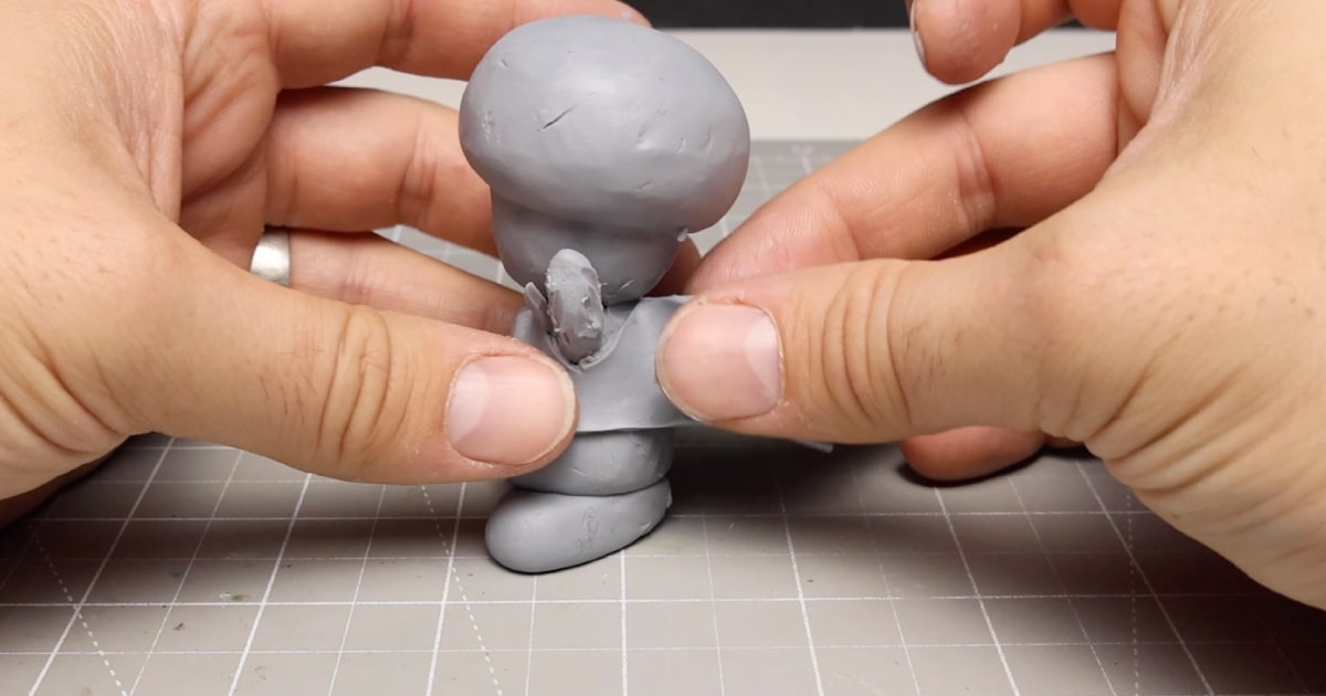 Creating Evil Toads Waistcoat From A Sheet of Polymer Clay
