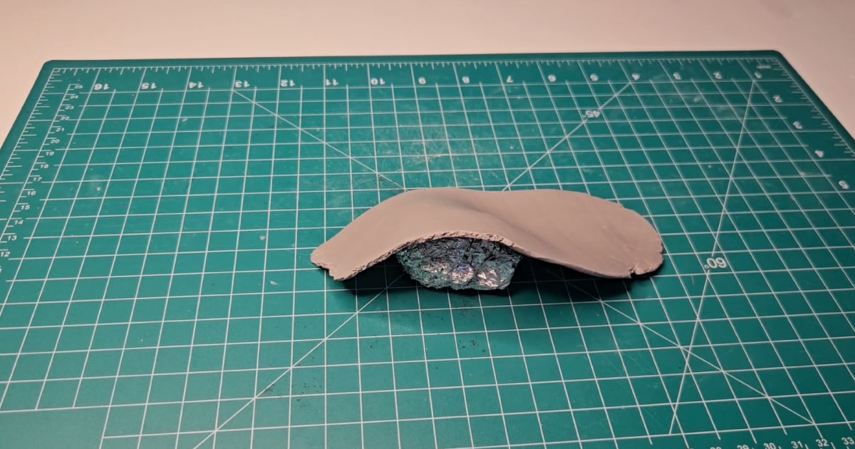 Creating The Main Body From a Ball of Tin Foil Wrapped In Sculpey
