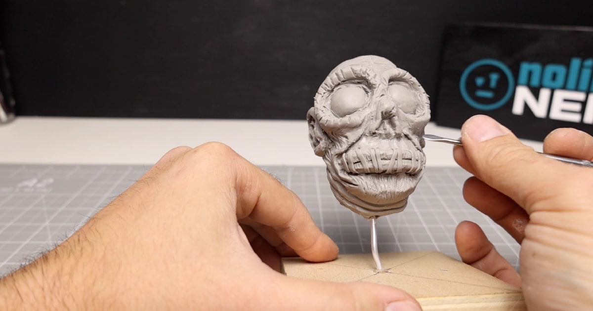 Adding The Finer Details To Beetlejuice Bobs' Face