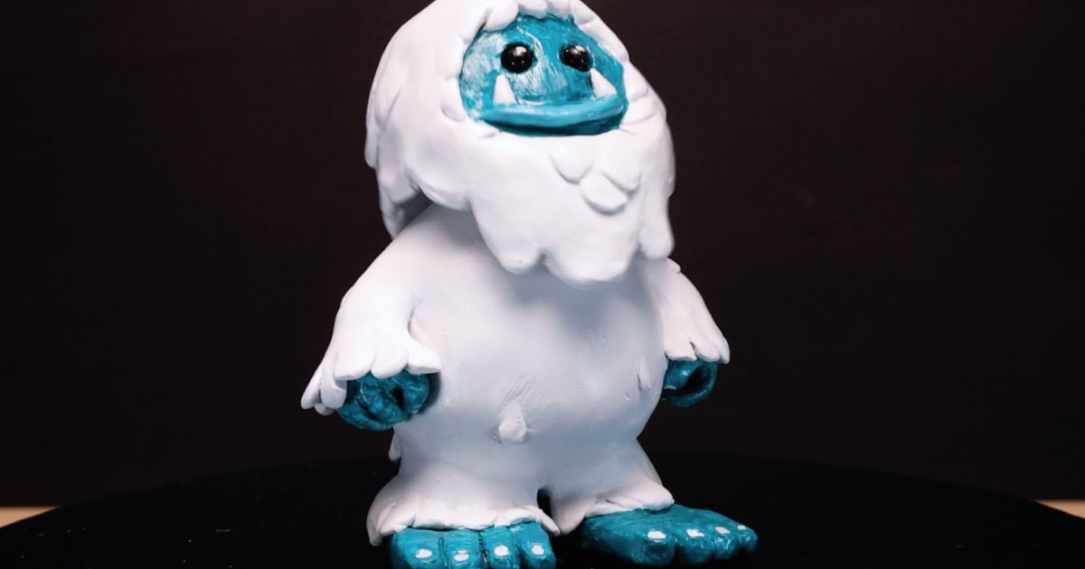 Custom Yeti Bobblehead Figure Final Reveal