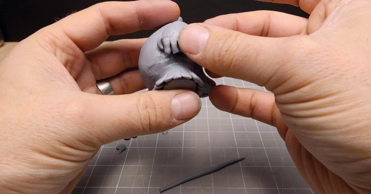 Adding Hands & Fingers to Custom Yeti Figure