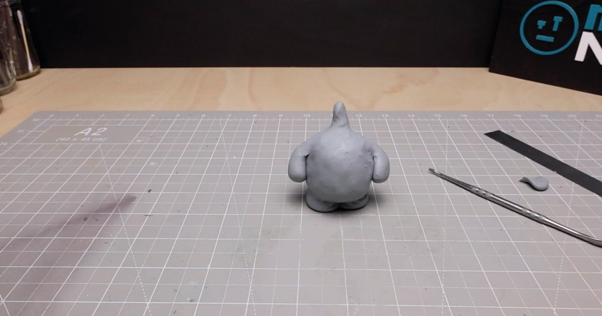 Cutom Yeti Figure Body With Arms & Legs