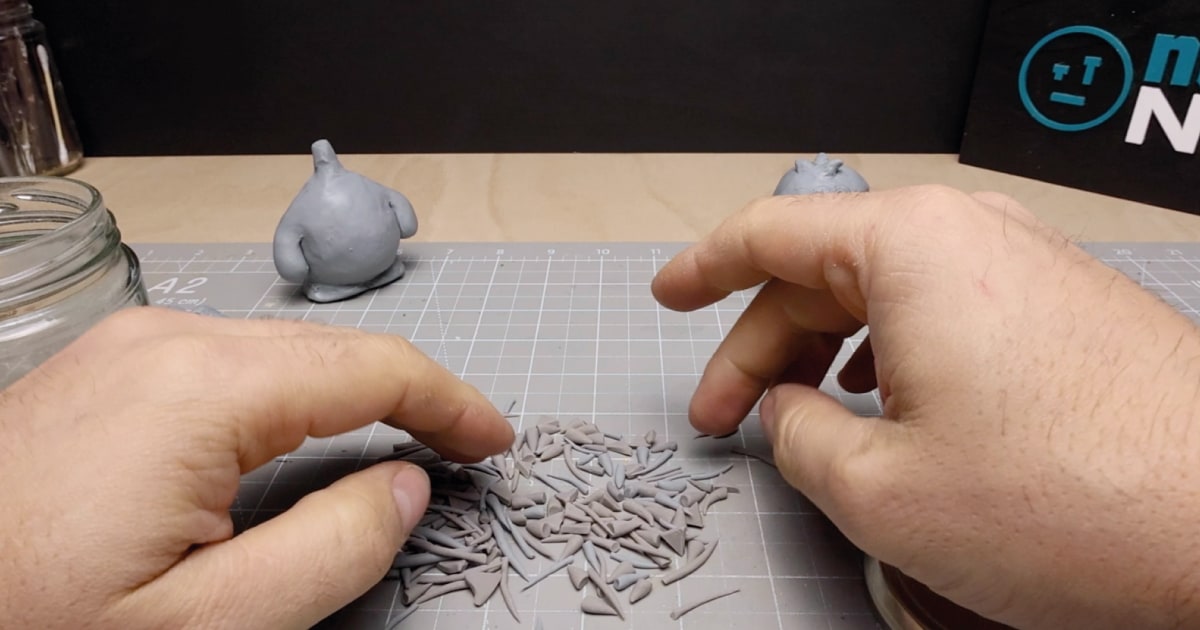 Finding Pre-Baked Teeth for My Yeti Sculpture