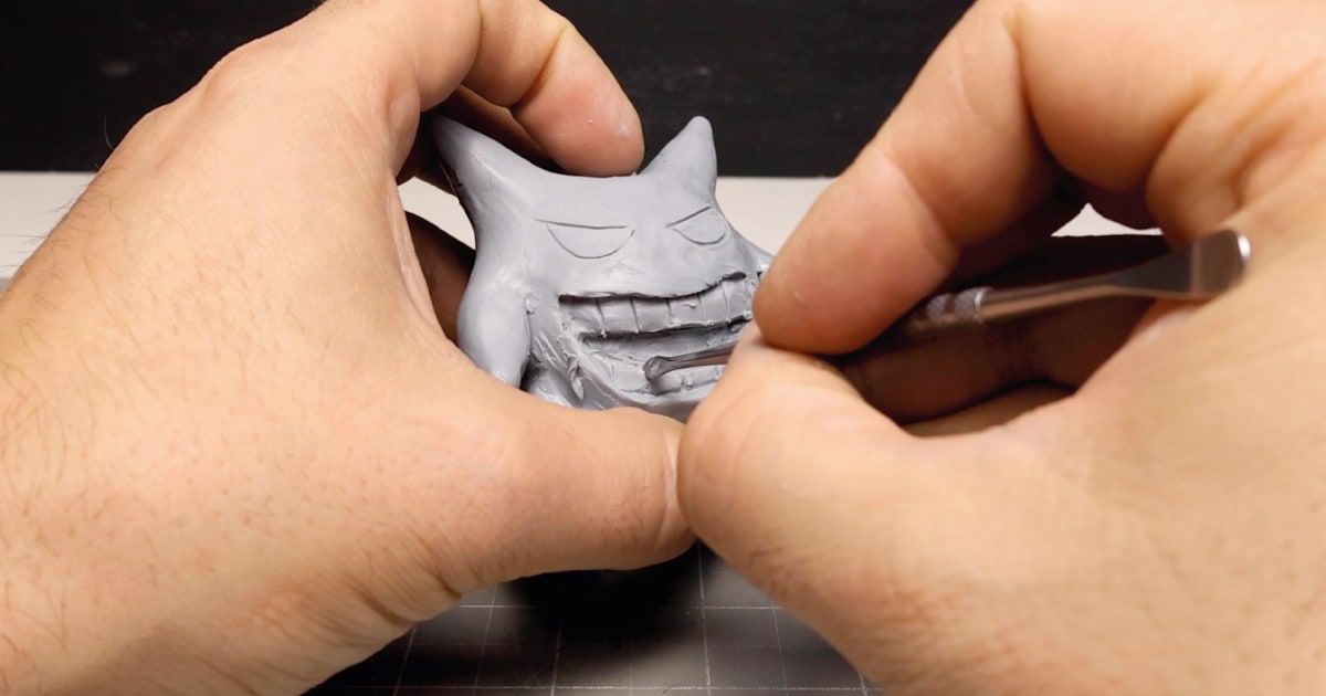 Gengar Figure - Added Teeth Definition To His Mouth
