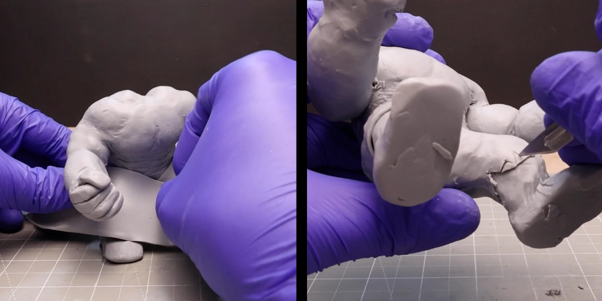 Adding Clay Sheet To Make Shorts & Details