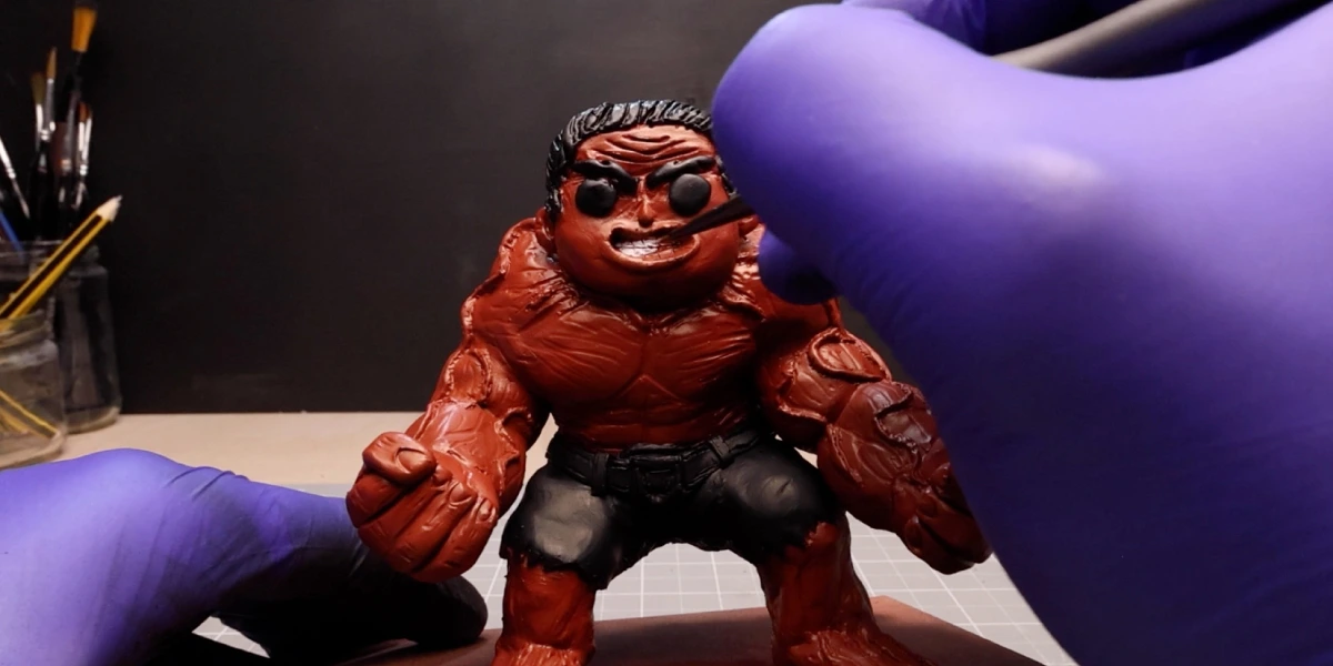 Final Painting Touches to the Figure
