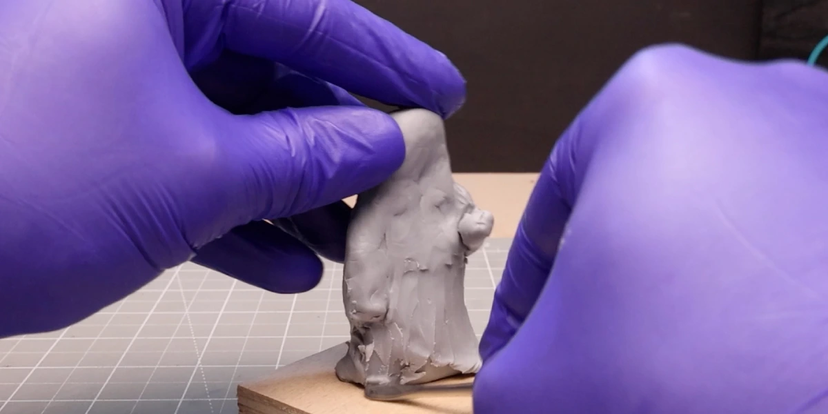 Adding the Polymer Clay to The Armature & Shaping