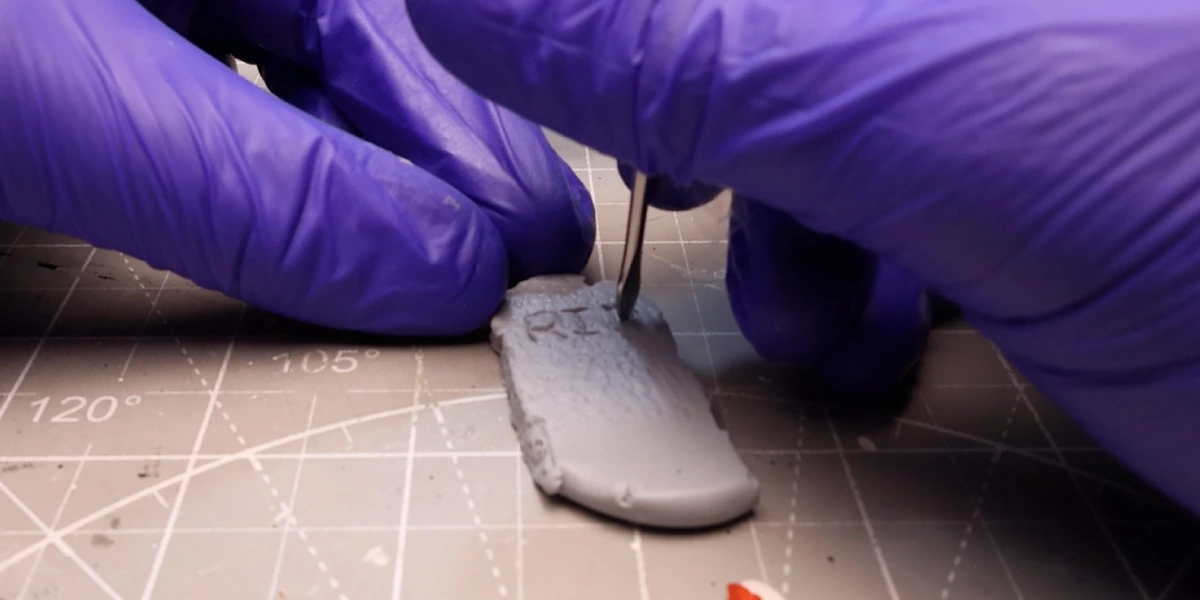 Creating A Miniature Gravestone from Polymer Clay