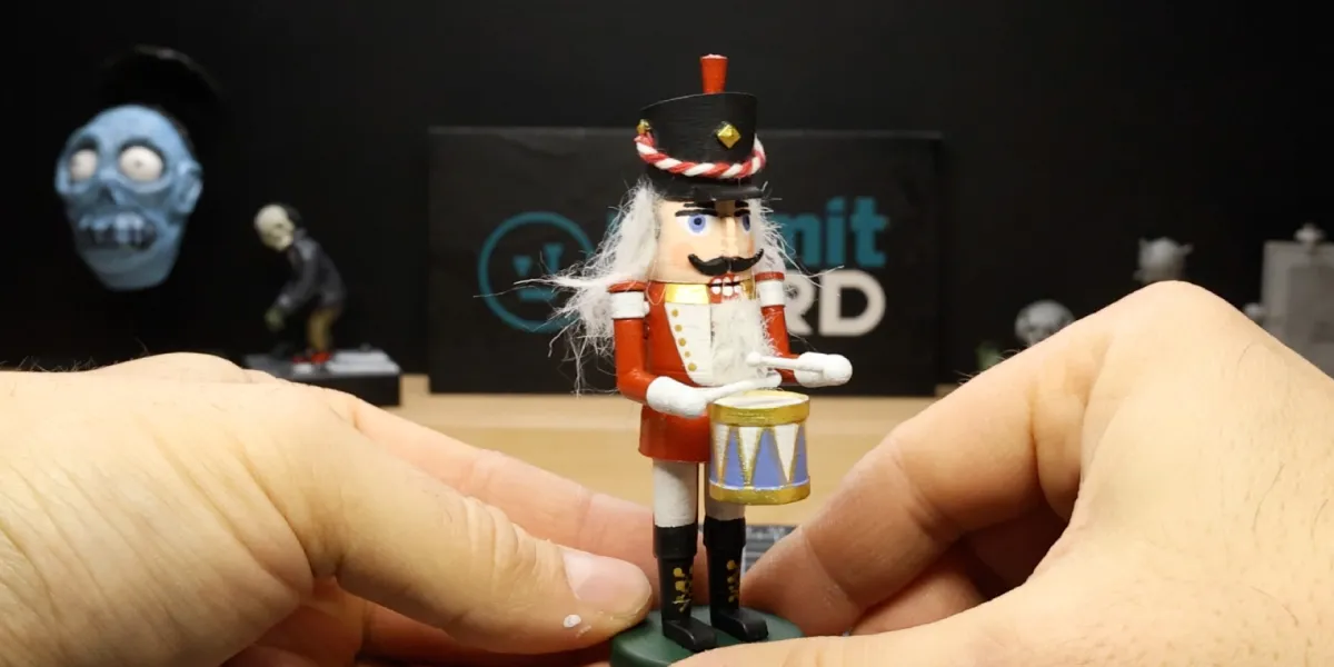 3D Printed Nutcracker Figure Final Reveal With Drum & Base