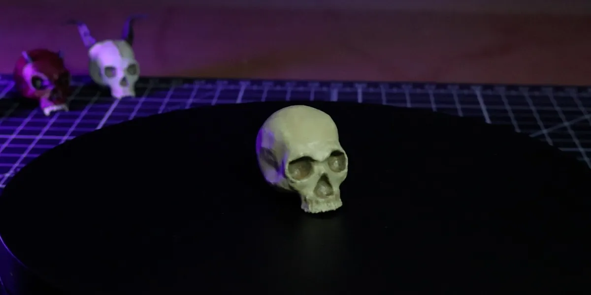 Painted 3D Printed Skull Final Reveal
