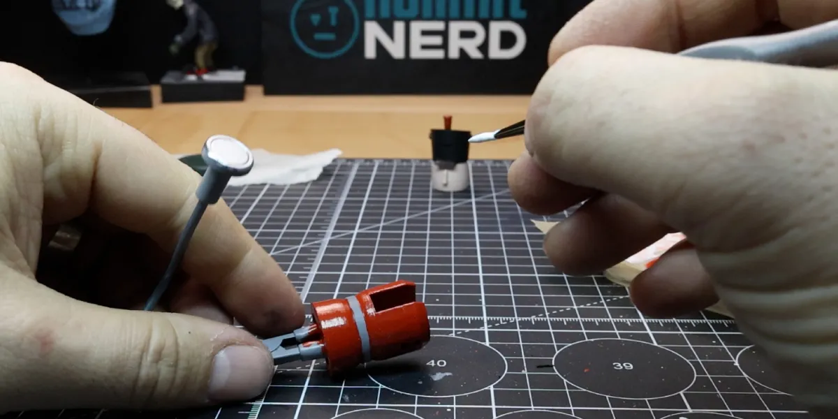 Painting 3D Printed Nutcracker Figure