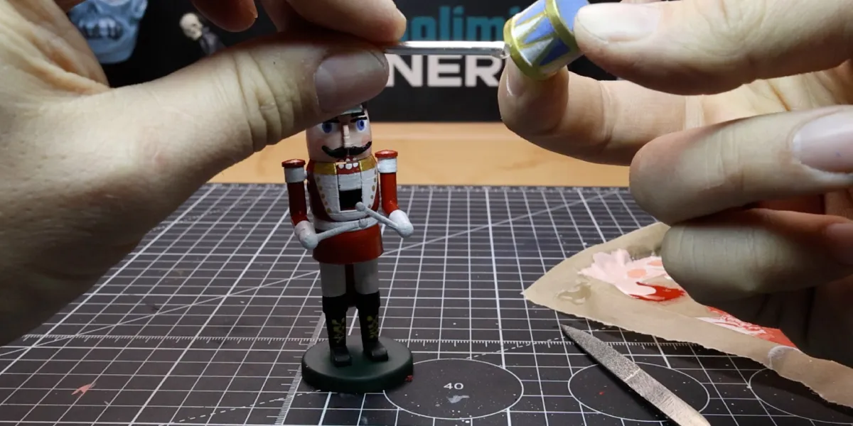Putting 3D Printed Nutcracker Together Including Drum